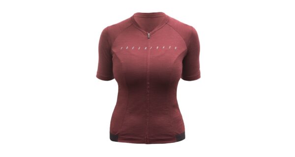 Dámský cyklistický dres Fresh Trash Lite merino EVO - Merlot red Velikost: XL