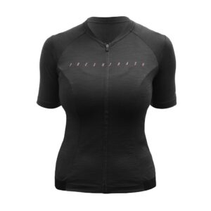 Dámský cyklistický dres Fresh Trash Lite merino EVO - True black Velikost: S