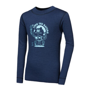 Dětské funkční triko Sensor Merino DF Planet dl.rukáv - deep blue Velikost: 120