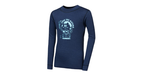 Dětské funkční triko Sensor Merino DF Planet dl.rukáv - deep blue Velikost: 120