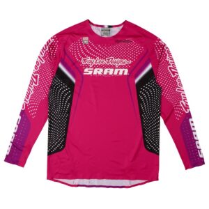 Dres s dlouhým rukávem Troy Lee Designs Sprint ultra Air X Sram - Radioscape Fuchsia Velikost: M