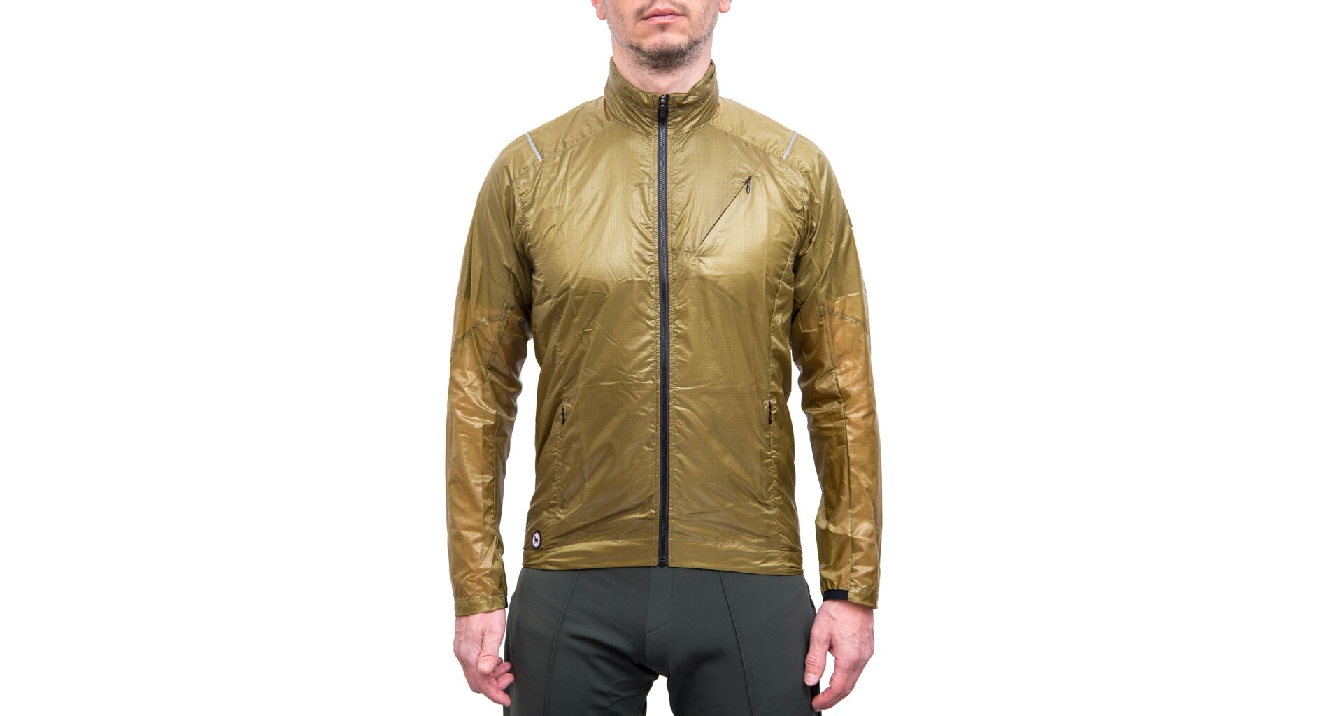 Fresh Trash Men´s Parachute Jacket golden Velikost: S - Obrázek 2