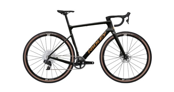 Gravel kolo Ridley Astr Rival XPLR - Black Metallic/Bronze Gold Velikost: S