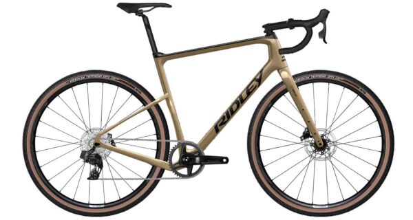 Gravel kolo Ridley Kanzo Adventure Rival XPLR - Desert Dune Metallic/Black Metallic Velikost: XS