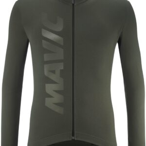 MAVIC DOPLŇKY Pánský dres s dlouhým rukávem Mavic Aksium Thermo - Christmas green Velikost: 2XL