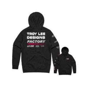 Mikina Troy Lee Designs Factory - Black Velikost: 2XL