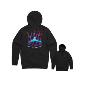 Mikina Troy Lee Designs Torched - Black Velikost: 2XL