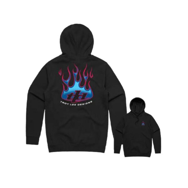 Mikina Troy Lee Designs Torched - Black Velikost: 2XL