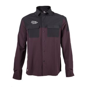 Pánská košile Fresh Trash Rider - Wine red/Black Velikost: L