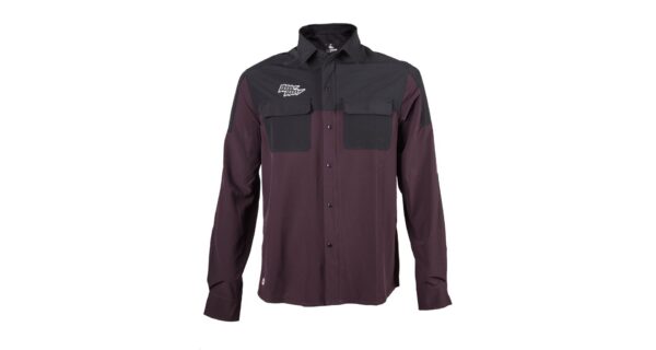 Pánská košile Fresh Trash Rider - Wine red/Black Velikost: L