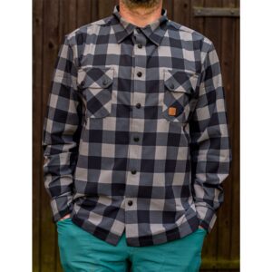 Pánská technická košile Chromag Burke - Šedá Velikost: M