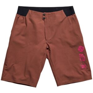 Pánské cyklistické kraťasy Troy Lee Designs Flowline Superlyte - Mono Chocolate Velikost: 34