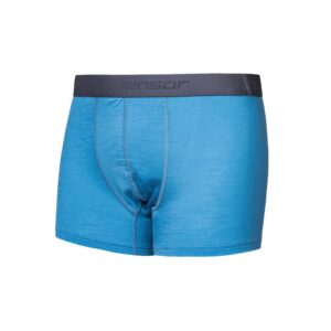 Pánské funkční trenky Sensor Merino Active - modrá Velikost: L