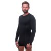 Pánské funkční triko Sensor Merino Active dl.rukáv - černá Velikost: XXXL - Obrázek 2