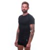 Pánské funkční triko Sensor Merino Active kr.rukáv - černá Velikost: XXL - Obrázek 2