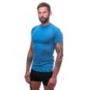 Pánské funkční triko Sensor Merino Active kr.rukáv - modrá Velikost: S - Obrázek 2