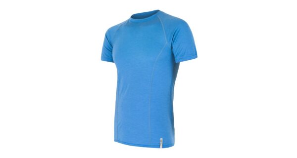 Pánské funkční triko Sensor Merino Active kr.rukáv - modrá Velikost: XXL