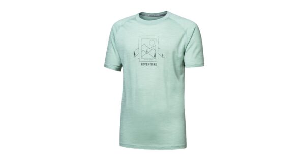 Pánské funkční triko Sensor Merino Air Say Yes kr.rukáv - basil green Velikost: L