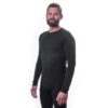 Pánské funkční triko Sensor Merino Air dl.rukáv - černá Velikost: XL - Obrázek 2