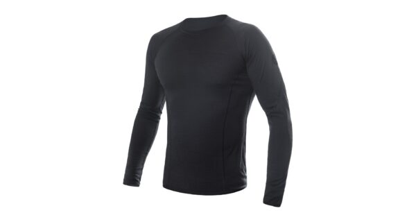 Pánské funkční triko Sensor Merino Air dl.rukáv - černá Velikost: L