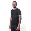 Pánské funkční triko Sensor Merino Air kr.rukáv - černá Velikost: XL - Obrázek 2
