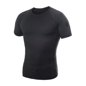 Pánské funkční triko Sensor Merino Air kr.rukáv - černá Velikost: L
