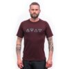 Pánské funkční triko Sensor Merino Blend Elements kr.rukáv - port red Velikost: XL - Obrázek 2