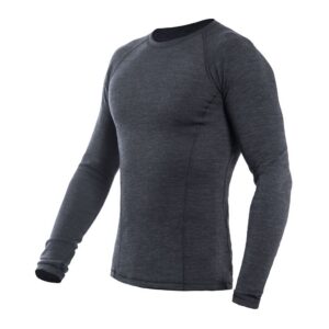 Pánské funkční triko Sensor Merino Bold dl.rukáv - anthracite gray Velikost: smazat