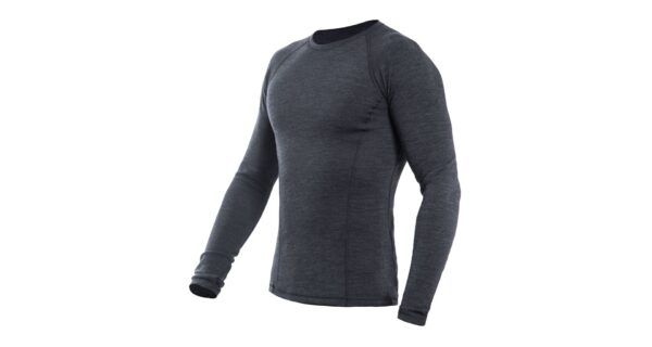 Pánské funkční triko Sensor Merino Bold dl.rukáv - anthracite gray Velikost: smazat
