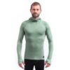 Pánské funkční triko Sensor Merino DF dl.rukáv s kapucí - basil green Velikost: L - Obrázek 2