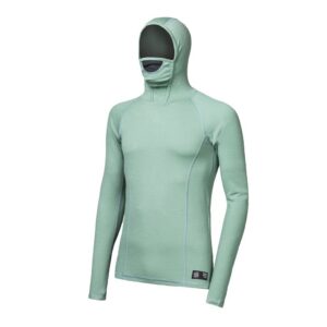 Pánské funkční triko Sensor Merino DF dl.rukáv s kapucí - basil green Velikost: XXL