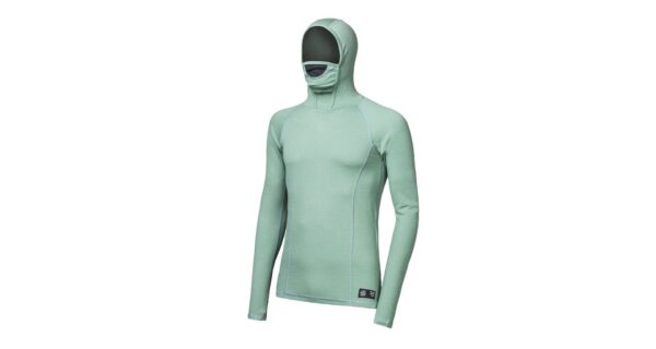 Pánské funkční triko Sensor Merino DF dl.rukáv s kapucí - basil green Velikost: XXL