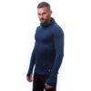 Pánské funkční triko Sensor Merino DF dl.rukáv s kapucí - deep blue Velikost: M - Obrázek 2