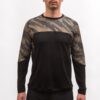 Pánské funkční triko s dlouhým rukávem Fresh Trash Escape merino - Black/Brush Velikost: L - Obrázek 2
