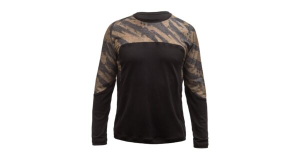 Pánské funkční triko s dlouhým rukávem Fresh Trash Escape merino - Black/Brush Velikost: S