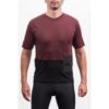 Pánské funkční triko s krátkým rukávem Fresh Trash Lite merino pocket - Merlot red/Black Velikost: M - Obrázek 2