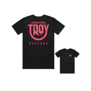 Pánské triko Troy Lee Designs Smiley - Black Velikost: 2XL