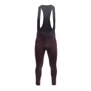 Pánské zateplené kalhoty s vložkou Fresh Trash Signature thermo bib - Port red Velikost: XL