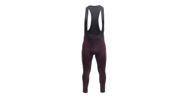 Pánské zateplené kalhoty s vložkou Fresh Trash Signature thermo bib - Port red Velikost: XL