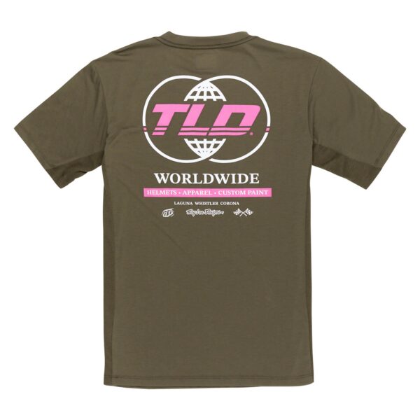 Pánský cyklistický dres Troy Lee Designs Skyline ride tee - Worldwide Caper Velikost: XL