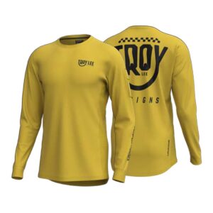 Pánský dres Troy Lee Designs Rucus ride tee - Eyez safron Velikost: 2XL