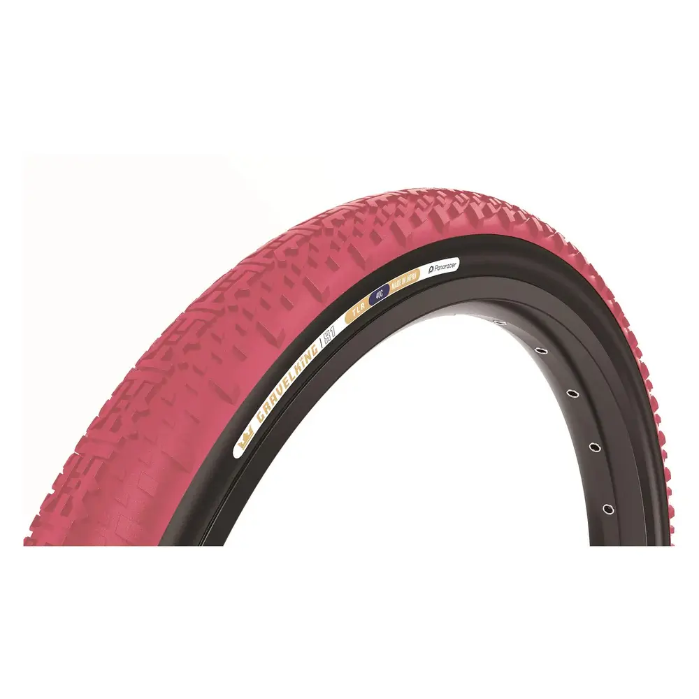 Plášť Panaracer Gravelking X1 - cranberry/černá Šířka: 700x45