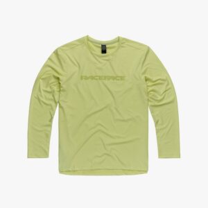 RACE FACE SOFTGOODS Pánský dres Race Face Commit Tech Top dl.rukáv - tea green Velikost: L
