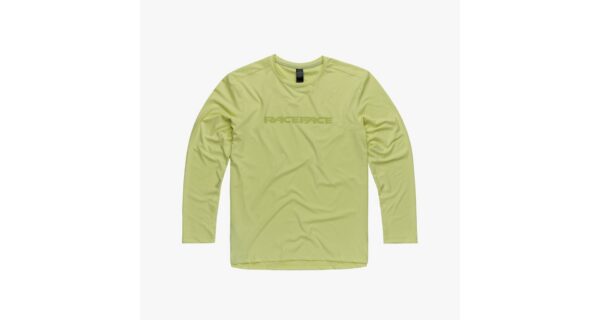RACE FACE SOFTGOODS Pánský dres Race Face Commit Tech Top dl.rukáv - tea green Velikost: L