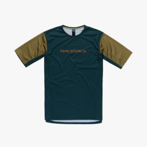 RACE FACE SOFTGOODS Pánský dres Race Face Indy kr.rukáv - pine Velikost: XXL