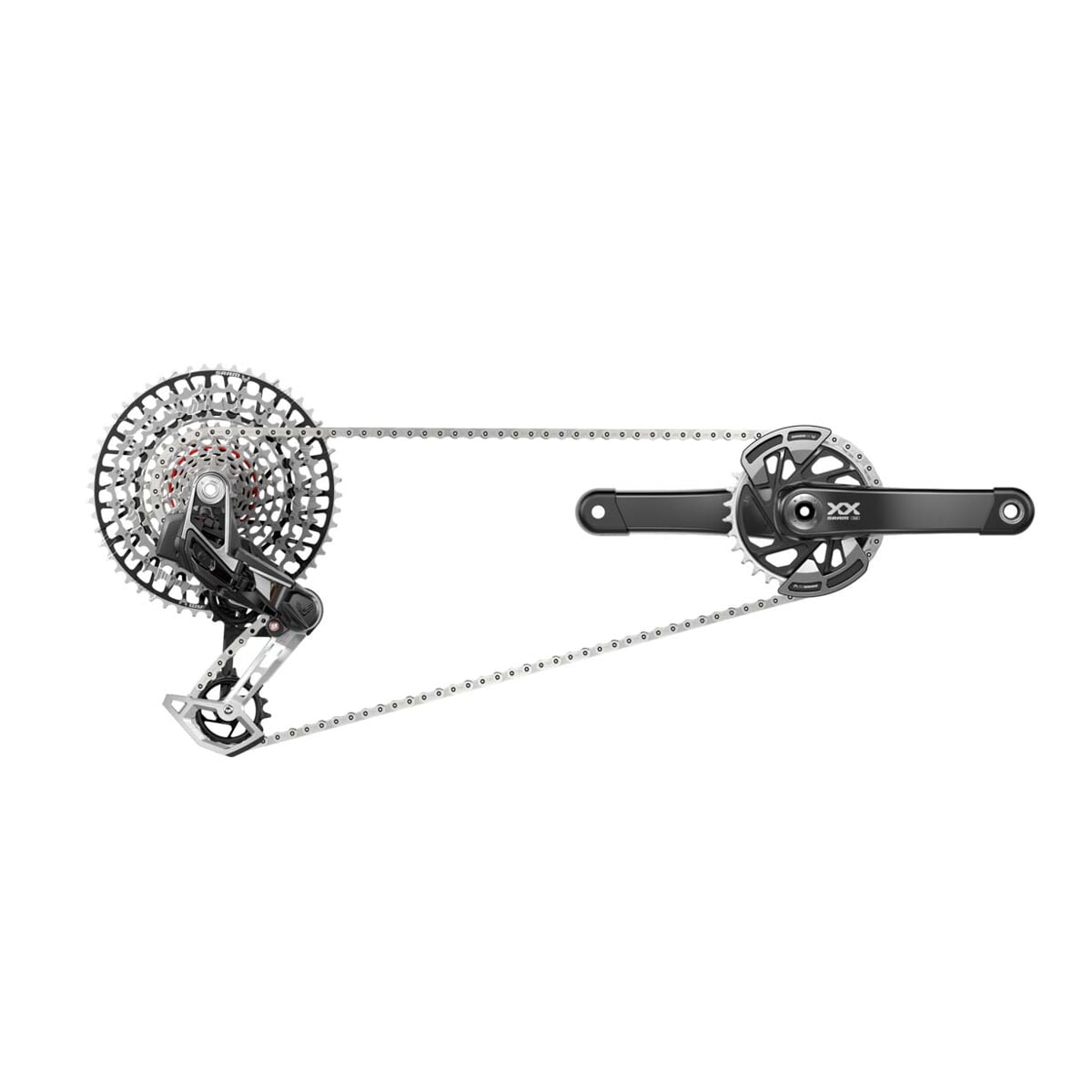 Sada Sram XX Eagle Transmission AXS 175 mm T-Type