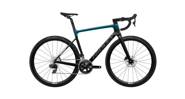 Silniční kolo Ridley Falcn Rival AXS - UD Carbon/Aqualand/Silver Barva: Carbon Aqualand Silver