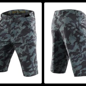 Troy Lee Designs Pánské cyklistické kraťasy Troy Lee Design Skyline - Digi Camo Spruce Velikost: 34