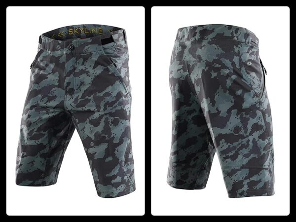 Troy Lee Designs Pánské cyklistické kraťasy Troy Lee Design Skyline - Digi Camo Spruce Velikost: 34