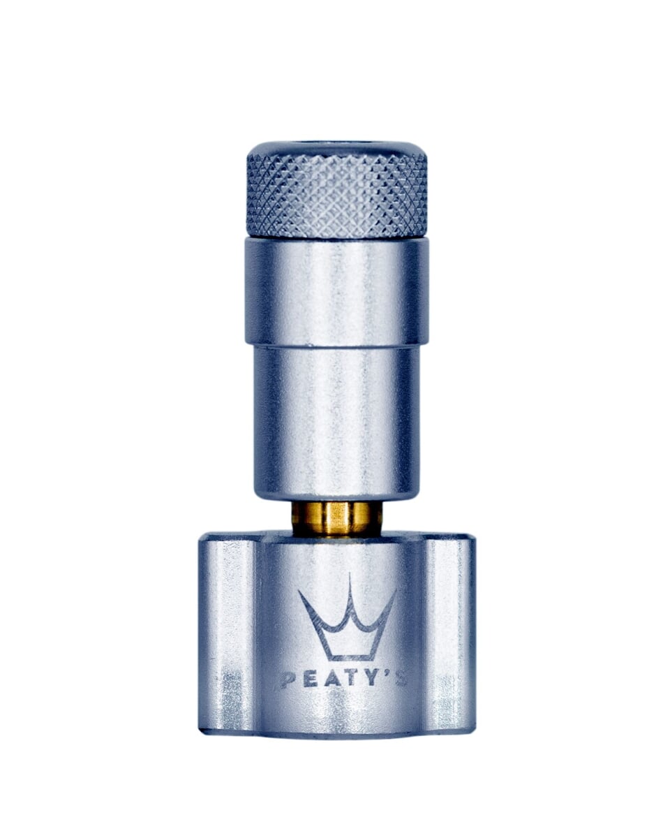 PEATYS Hlavice pro CO2 pumpy Peaty's Holeshot Barva: Silver